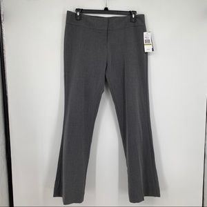 NWT Kenneth Cole Women's Amanda Charcoal Heather Pant Grey Average